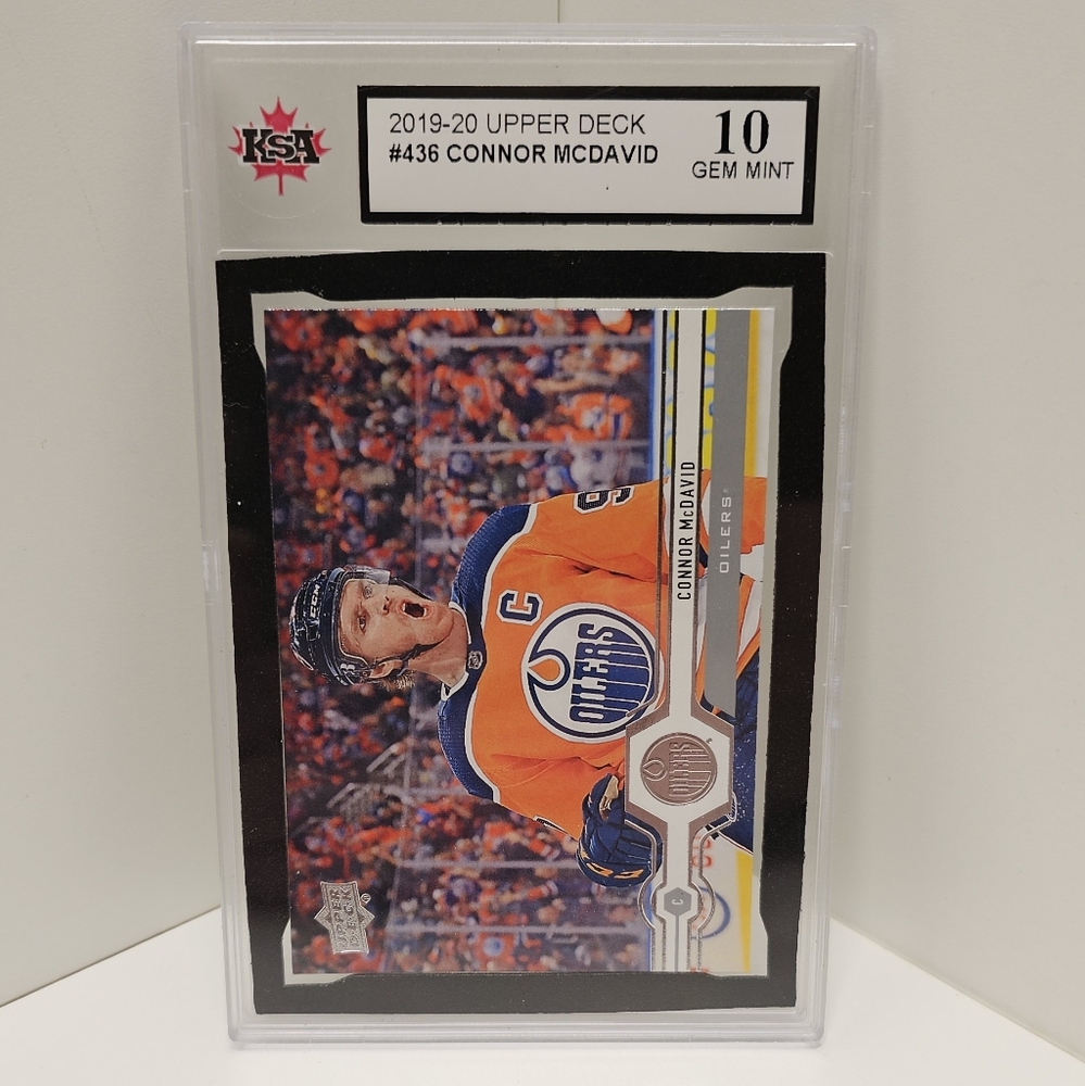 Connor McDavid Trading Card - Orange and Blue